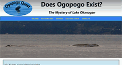 Desktop Screenshot of ogopogoquest.com